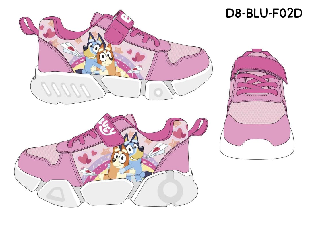 Tenis bebe niña rosado Bluey D8-BLU-F02D 590490 promo 2x1000