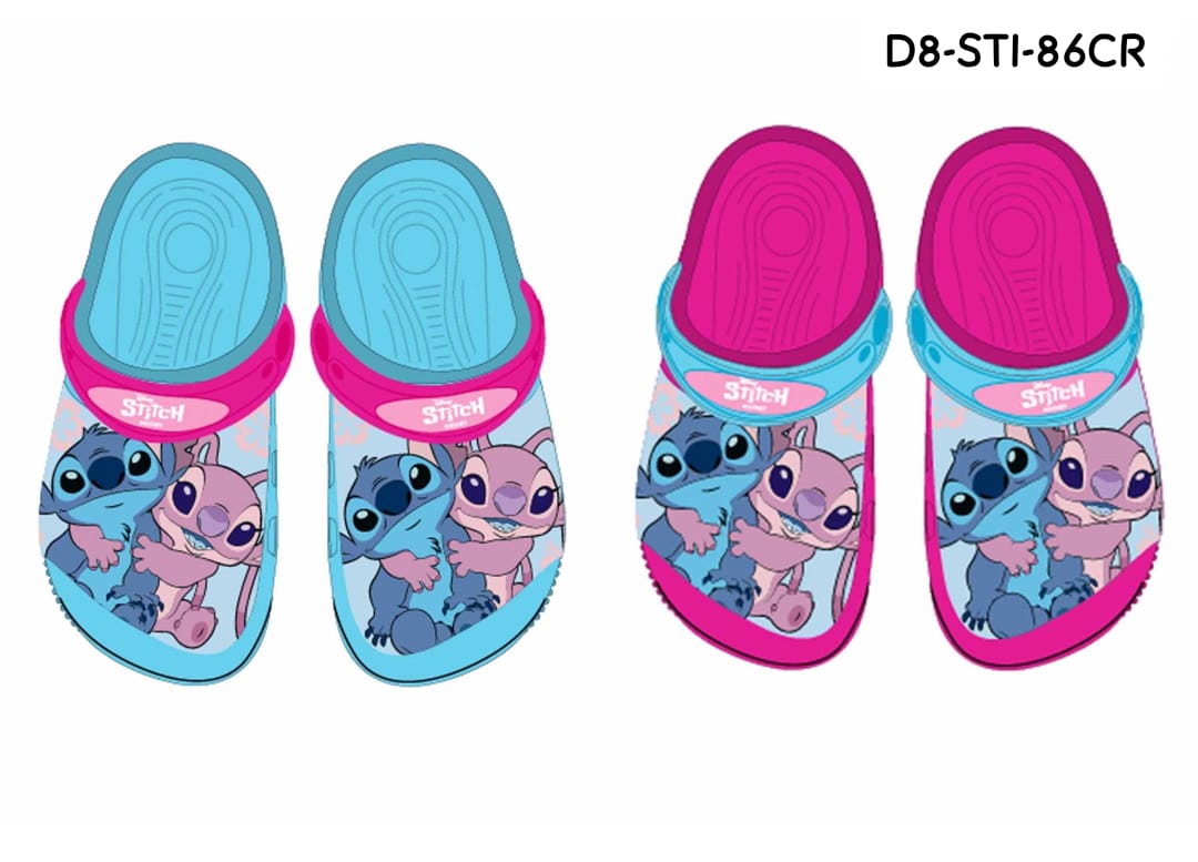 Sandalias rosadas fucsia niña Stitch D8-STI-86CR 390345