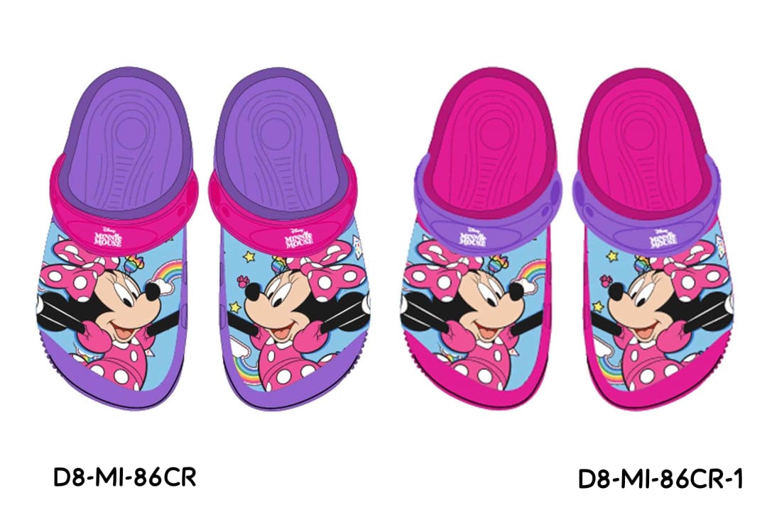 Sandalias rosadas fucsia niña Minnie D8-MI-86CR 390345