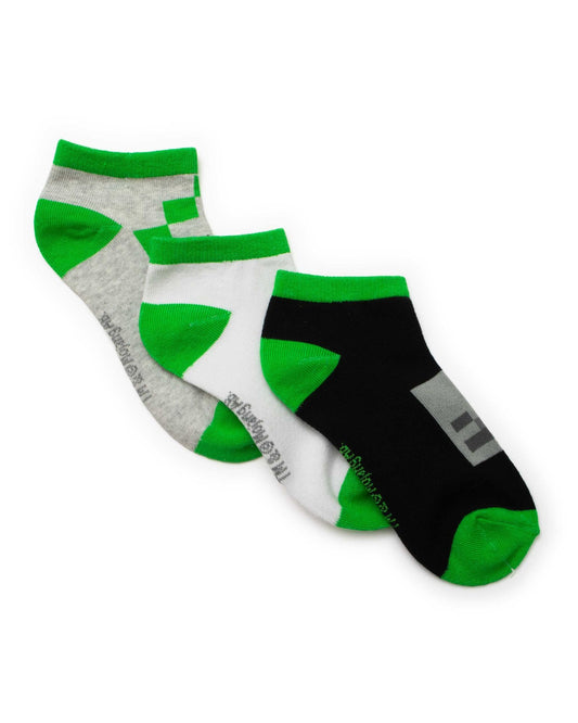 Set paquete 3 Calcetines minecraft Boom niño St Jacks 3700011401