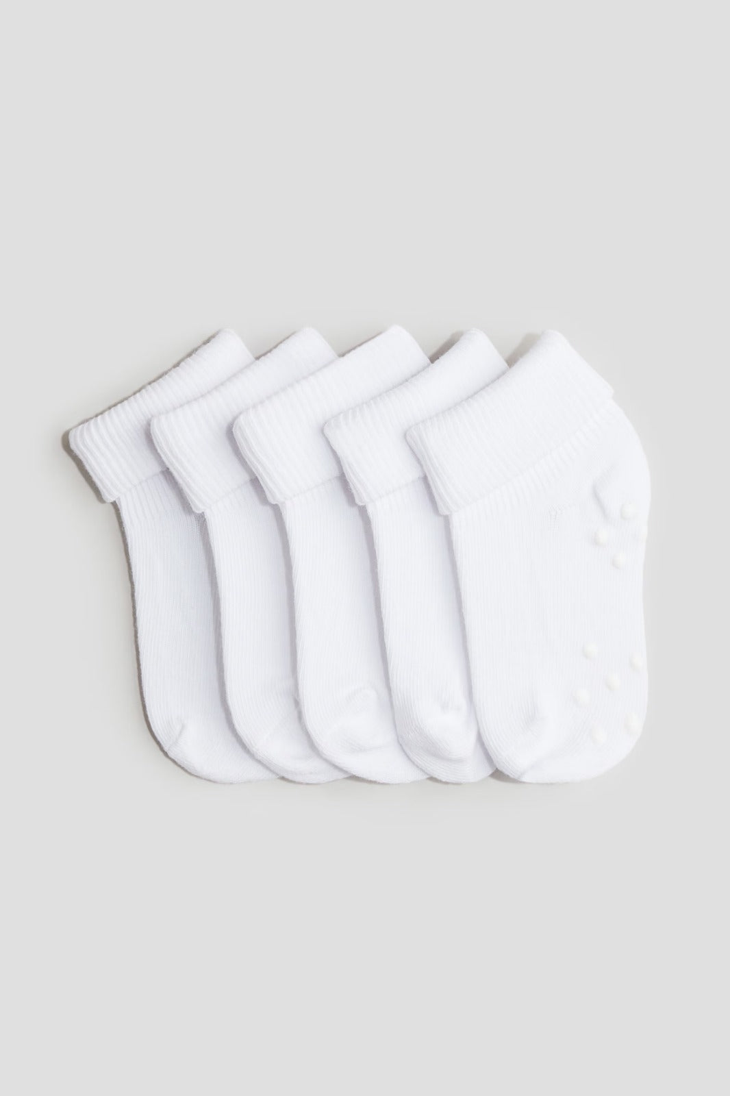 Set 5 calcetines blancos bebe niño niña H&M 1039177026002