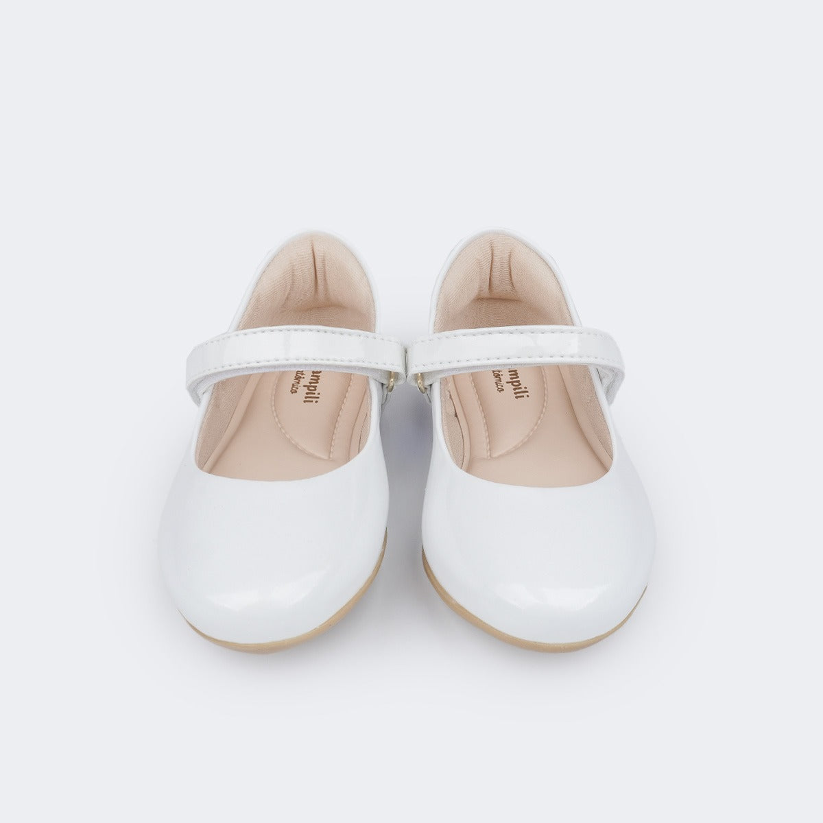 Zapatos zapatillas ballerina blanco bebe niña PAMPILI 188.647.000