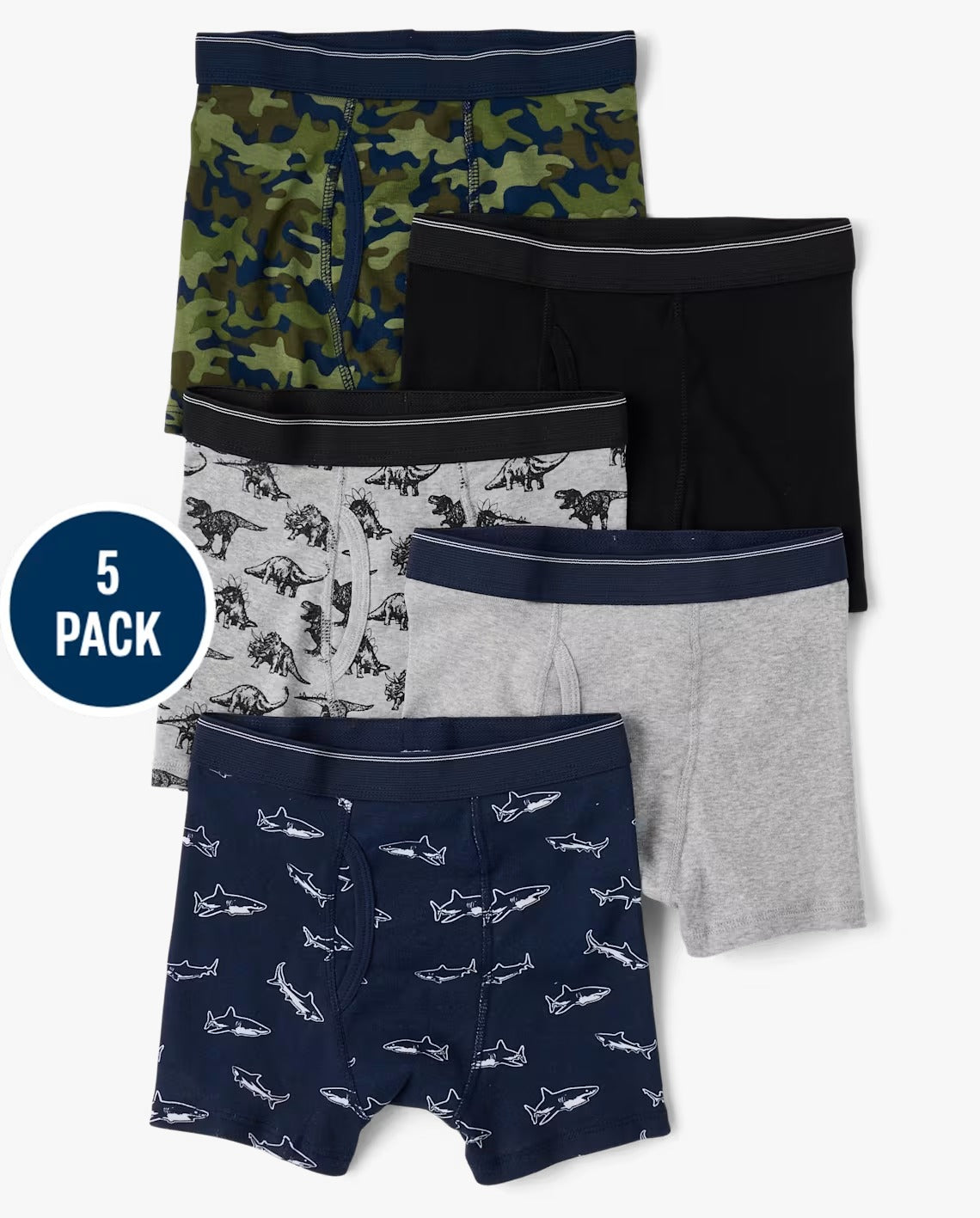 Set 5 boxer calzoncillos ropa interior niño Childrens Place 30485530
