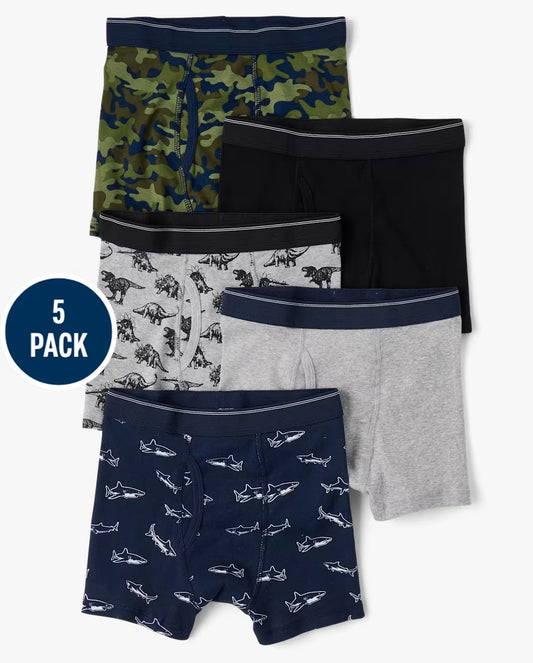 Set 5 boxer calzoncillos ropa interior niño Childrens Place 30485530