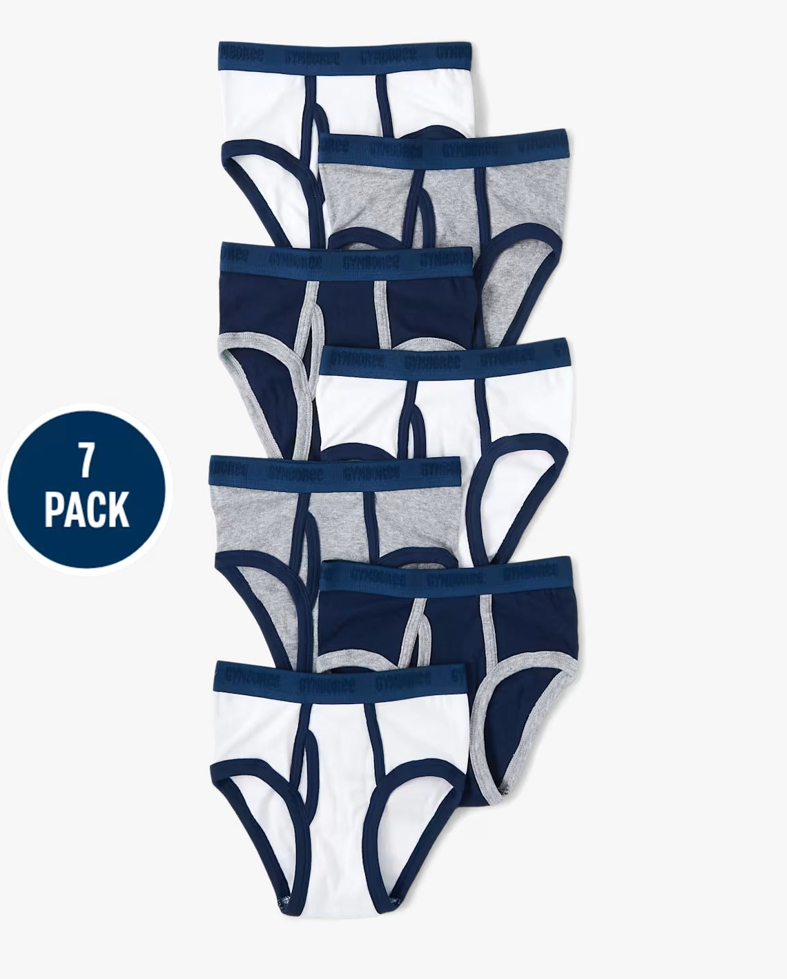Set 7 calzoncillos ropa interior blanco azul niño GYMBOREE 3030028