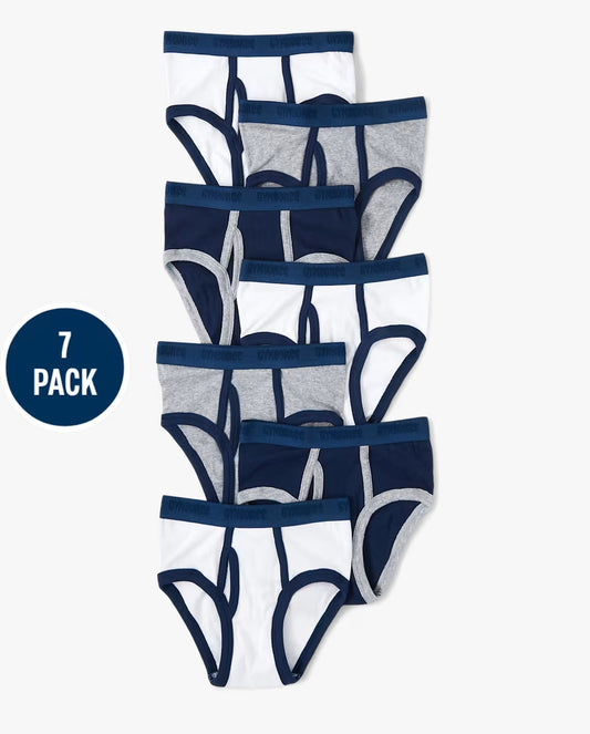Set 7 calzoncillos ropa interior blanco azul niño GYMBOREE 3030028