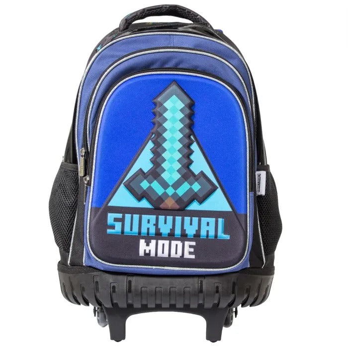 Mochila con ruedas espada azul Minecraft M34-220200