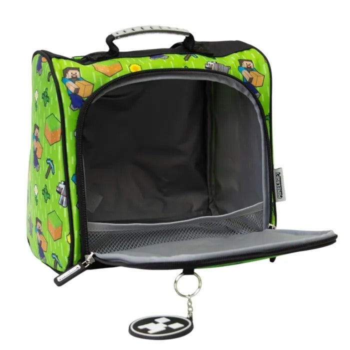 Lonchera verde niño Minecraft M35-220433