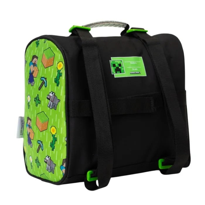 Lonchera verde niño Minecraft M35-220433