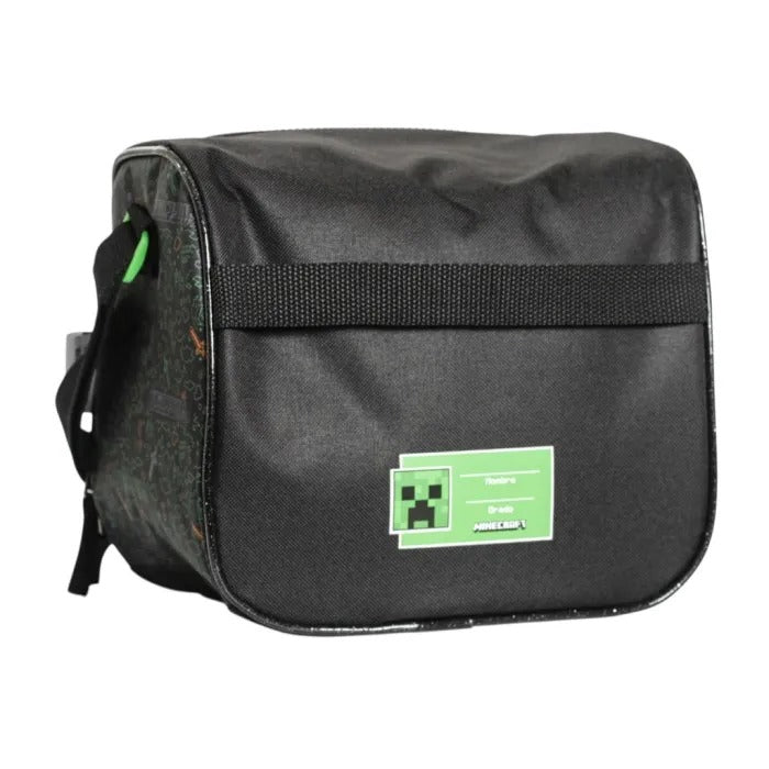 Lonchera negra niño Minecraft M35-220397