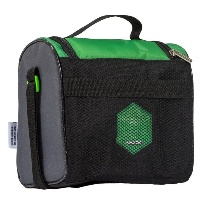 Lonchera verde gris niño Minecraft M35-220228
