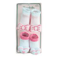 Set 4 medias calcetines bebe niña Tinytots TGXP40145- ICC