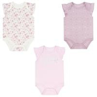 Set 3 Mamelucos rosado morado bebe niña Tinytots S020301GB