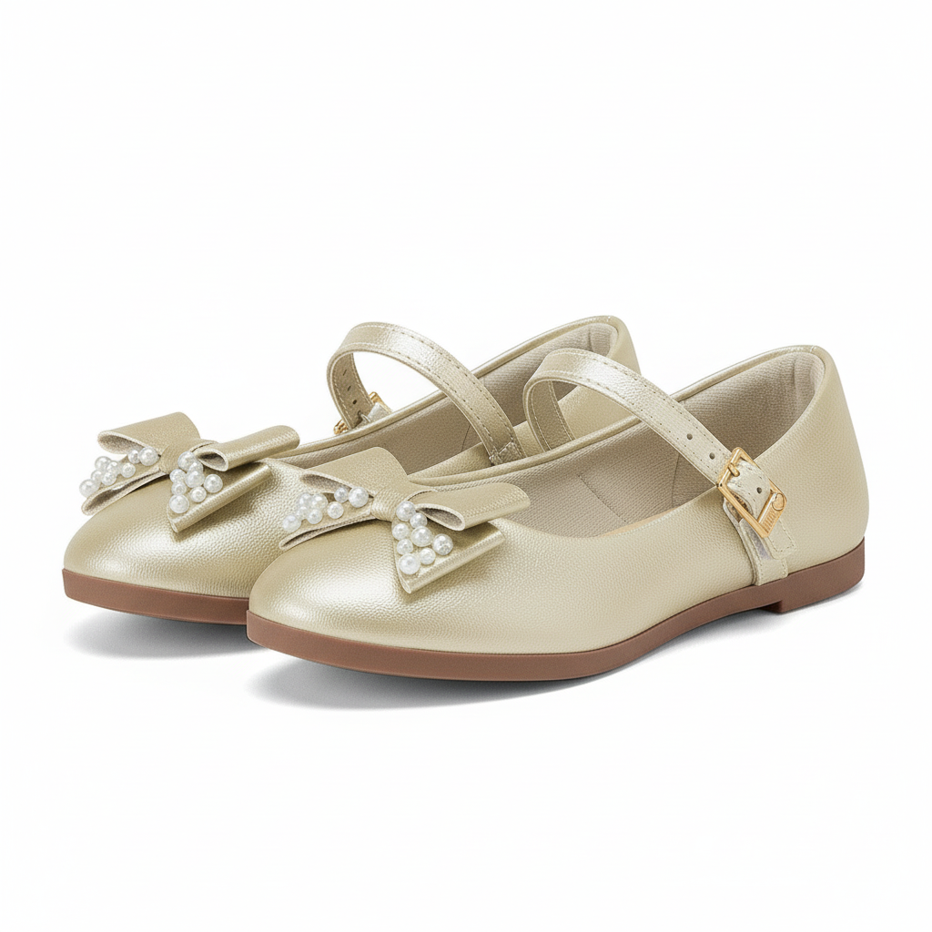 Zapatillas doradas niña KLIN 151255000-000069