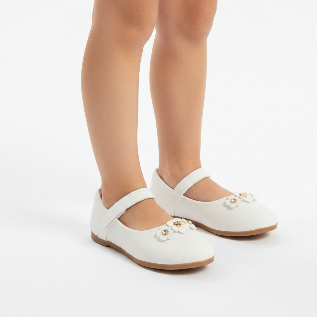 Zapatillas blancas bebe niña KLIN 152223000-000001