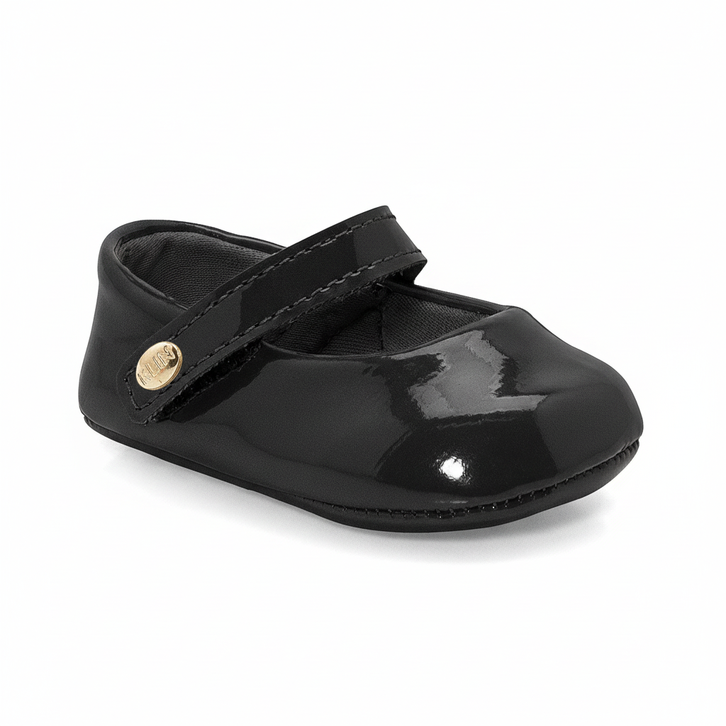 Zapatillas negras bebe niña KLIN 362002000-000002