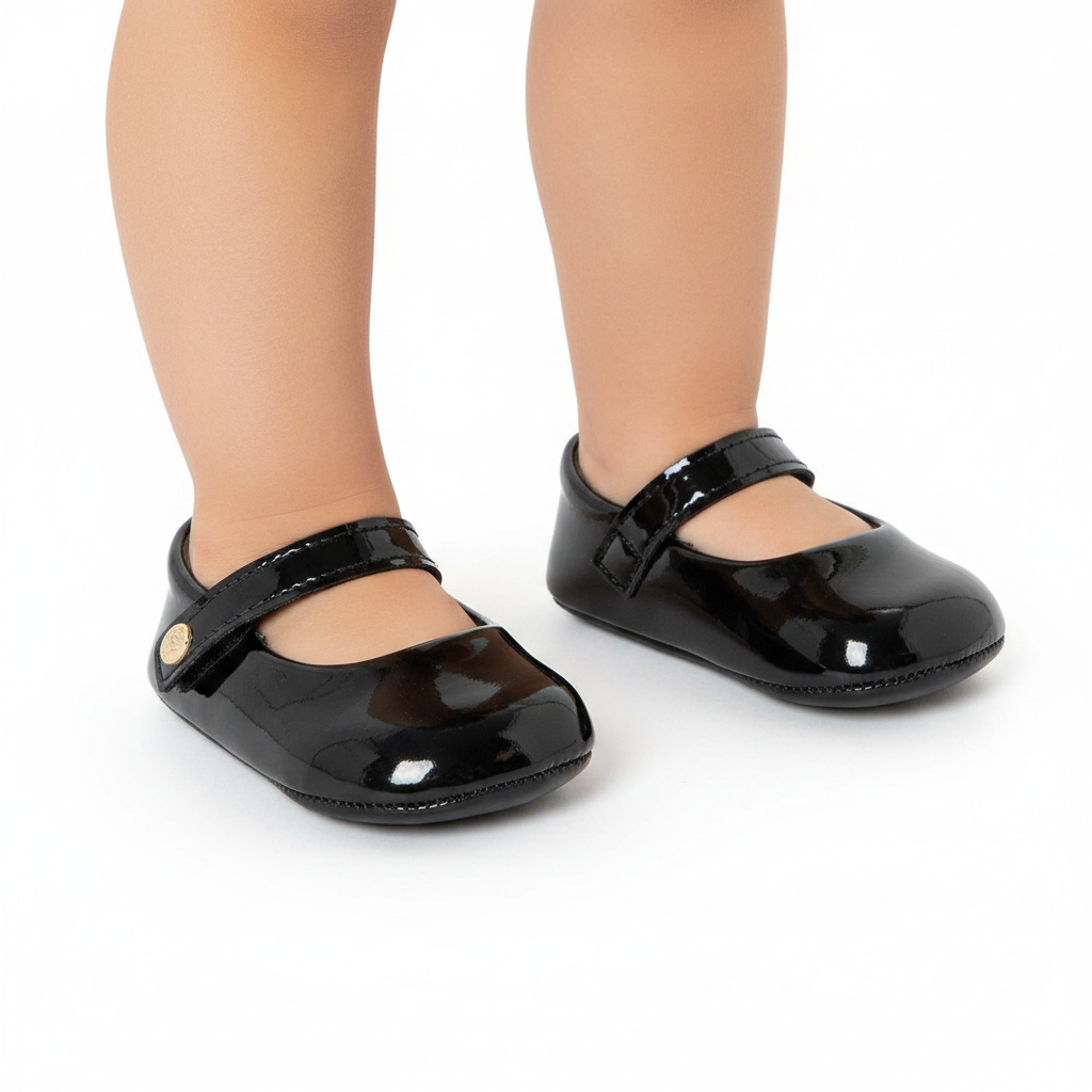Zapatillas negras bebe niña KLIN 362002000-000002