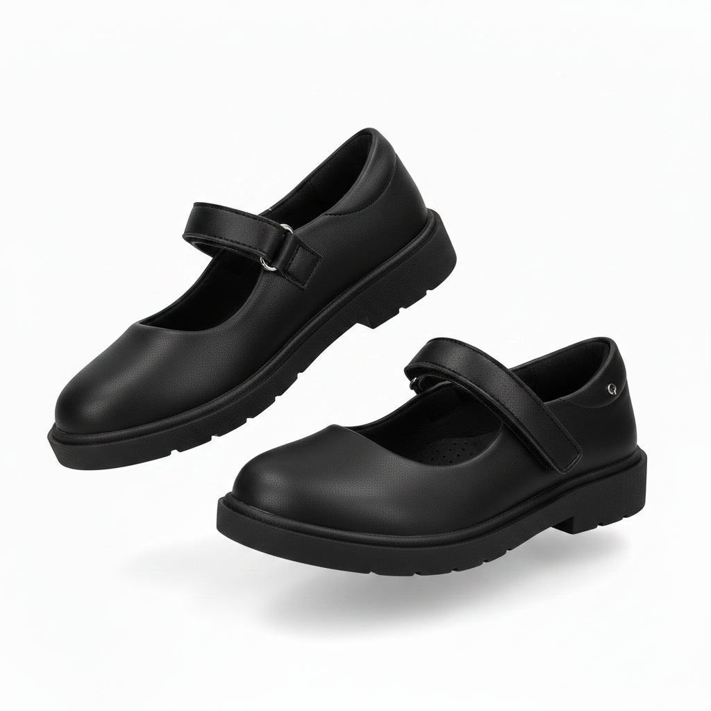 Zapatos negros escolares niña PAMPILI 480.002.000