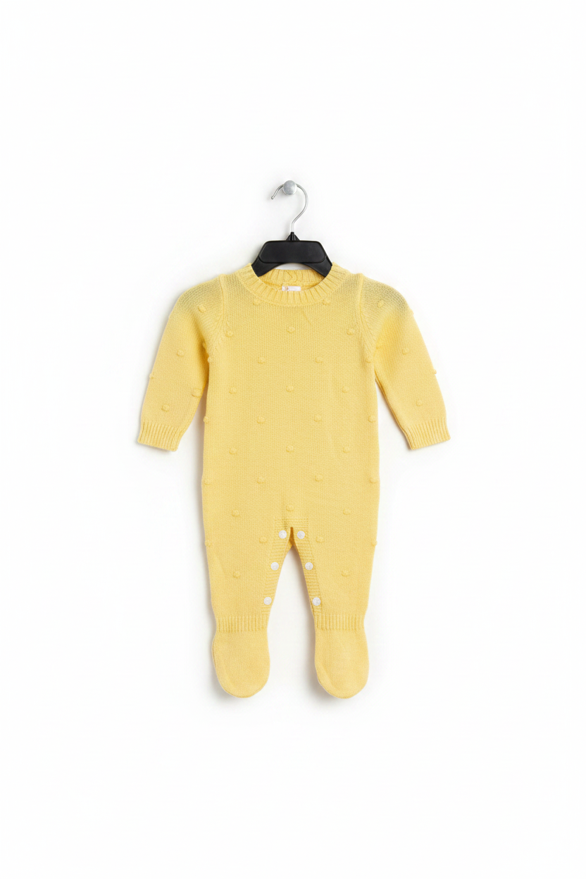 Pijama mameluco amarillo bebe niño niña