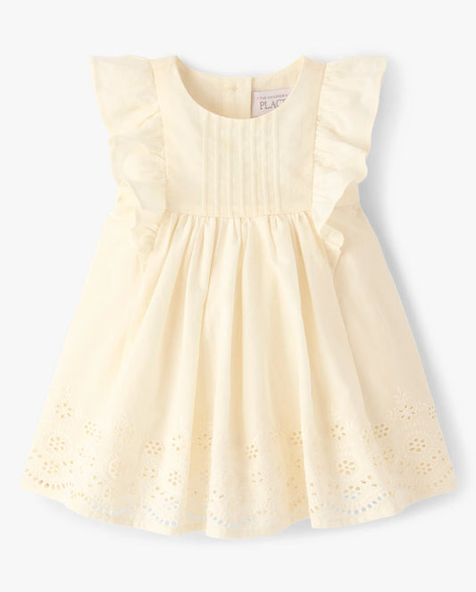 Vestido blanco bebe niña Childrens Place 3058505