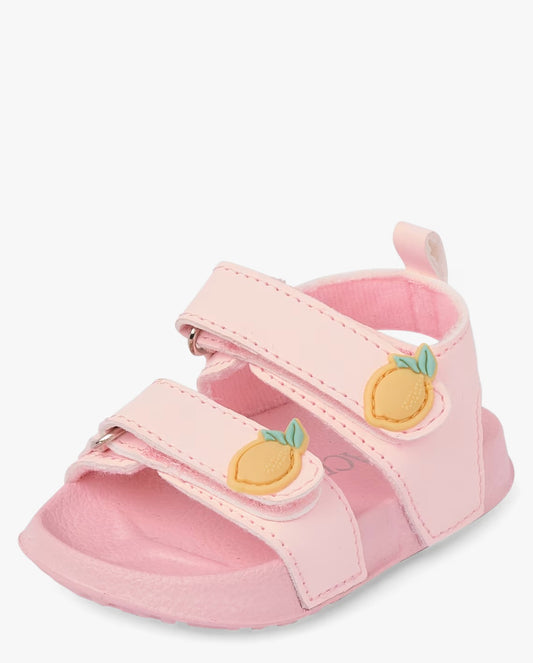 Sandalias rosadas bebe niña limones Childrens Place 3060840
