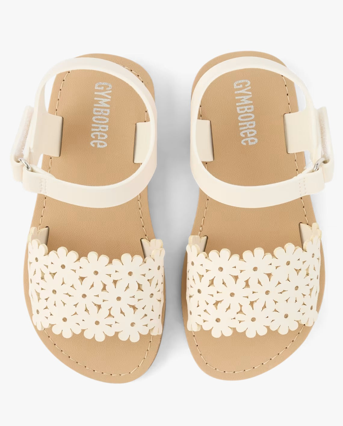 Sandalias blancas flores niña Gymboree 3058410