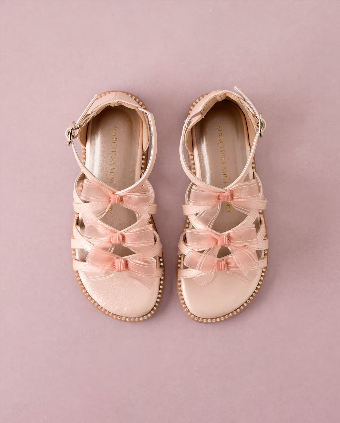 Sandalias rosadas chongos coquette niña Childrens Place 3059694