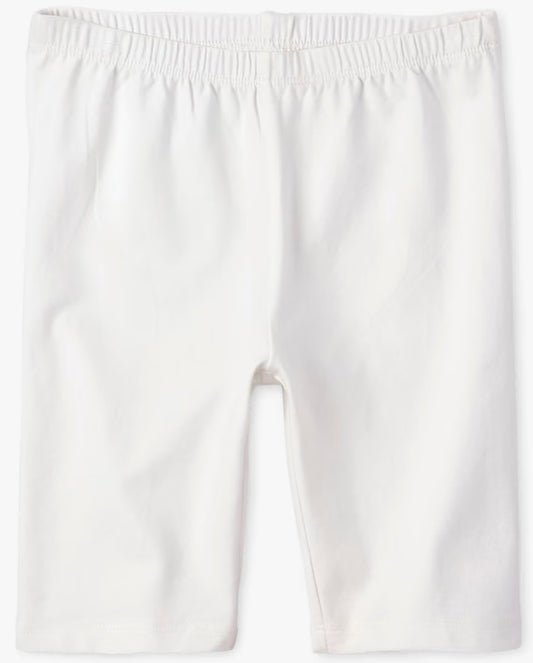 Short biker blanco niña Childrens Place 2044798