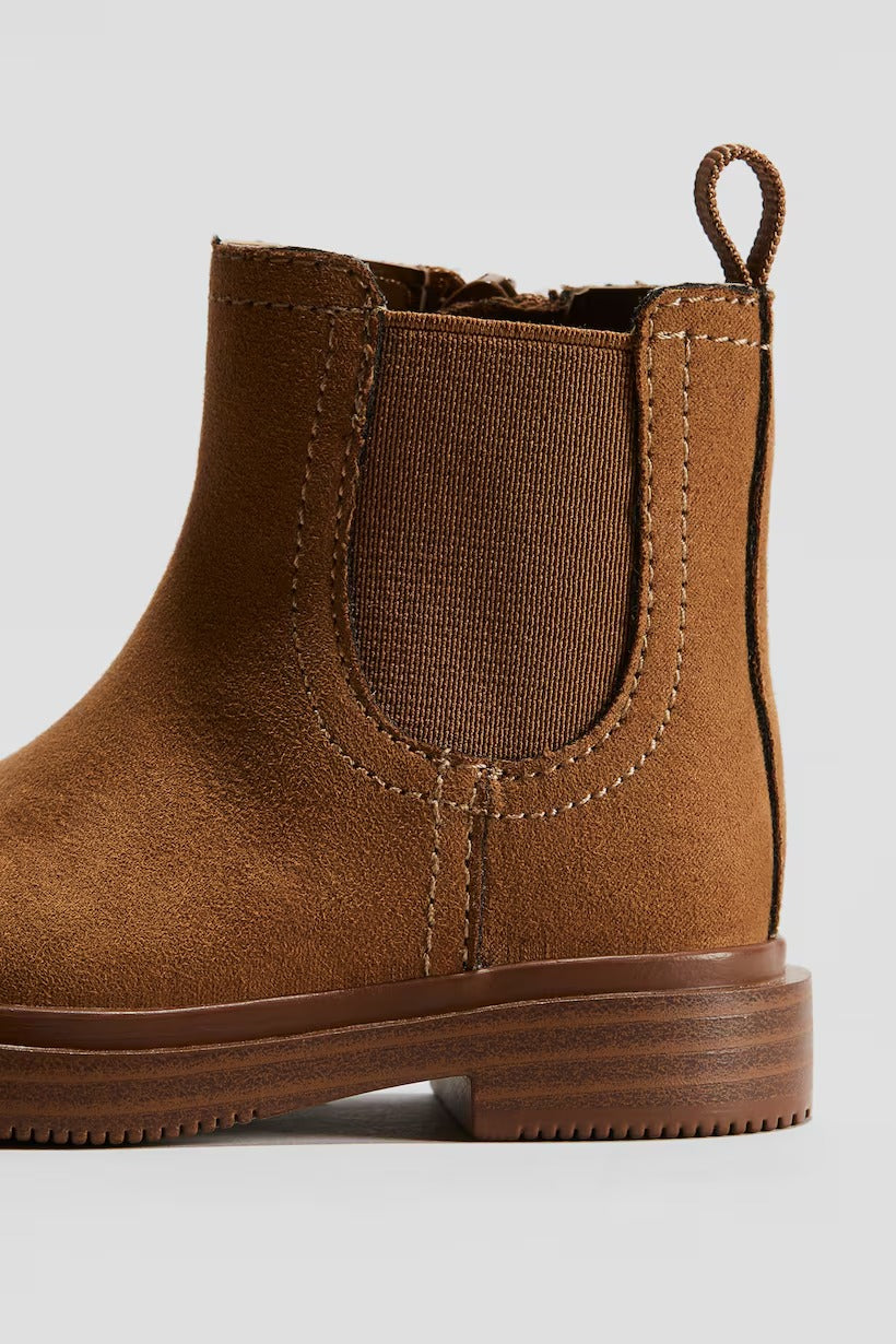 Zapatos Burritos botas botines H & M café niño