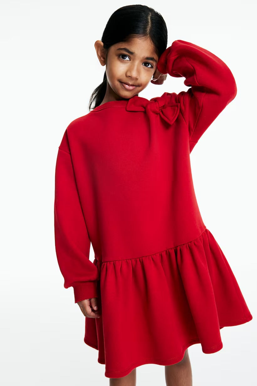 Vestido rojo chongo H&M niña 40597232