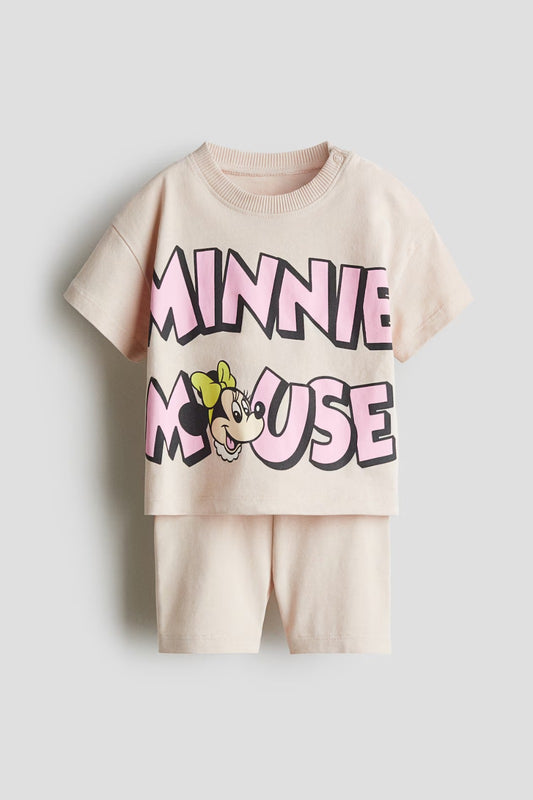 Set conjunto 2 piezas rosado minnie Disney H&M