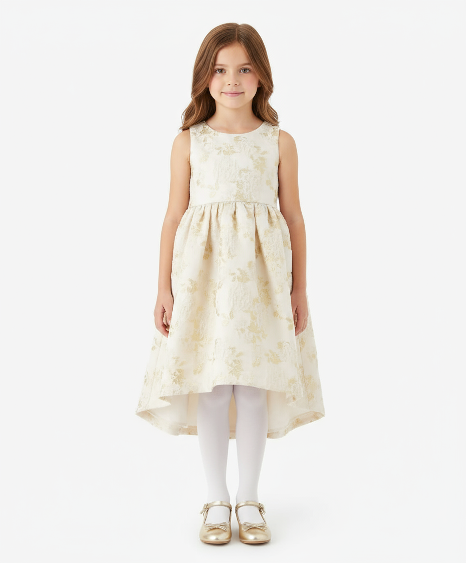 Vestido dorado gala niña Gymboree Especial Occasion