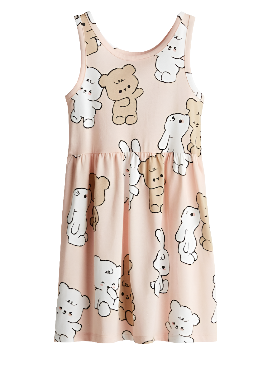 Vestido oso conejo H&M niña