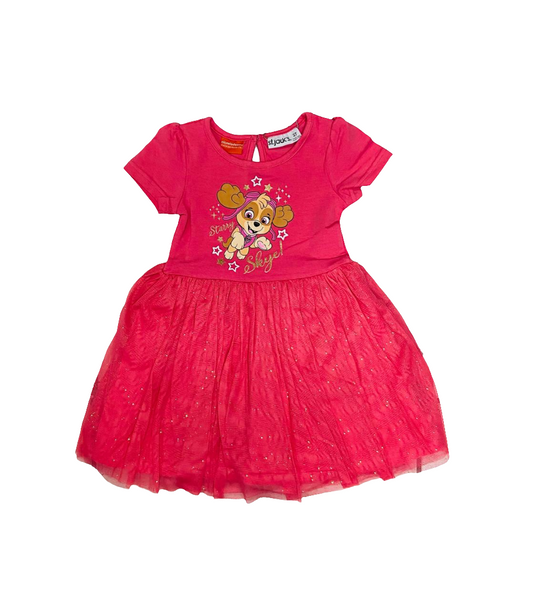 Vestido rosado Paw Patrol Skye glam St. Jack's 2090042901