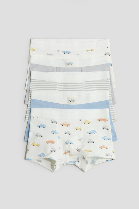 Set 5 boxer ropa interior niño carritos H&M 1294511002