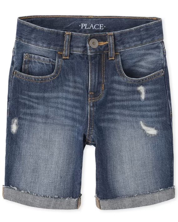 Short Jeans roto  Childrens place niño