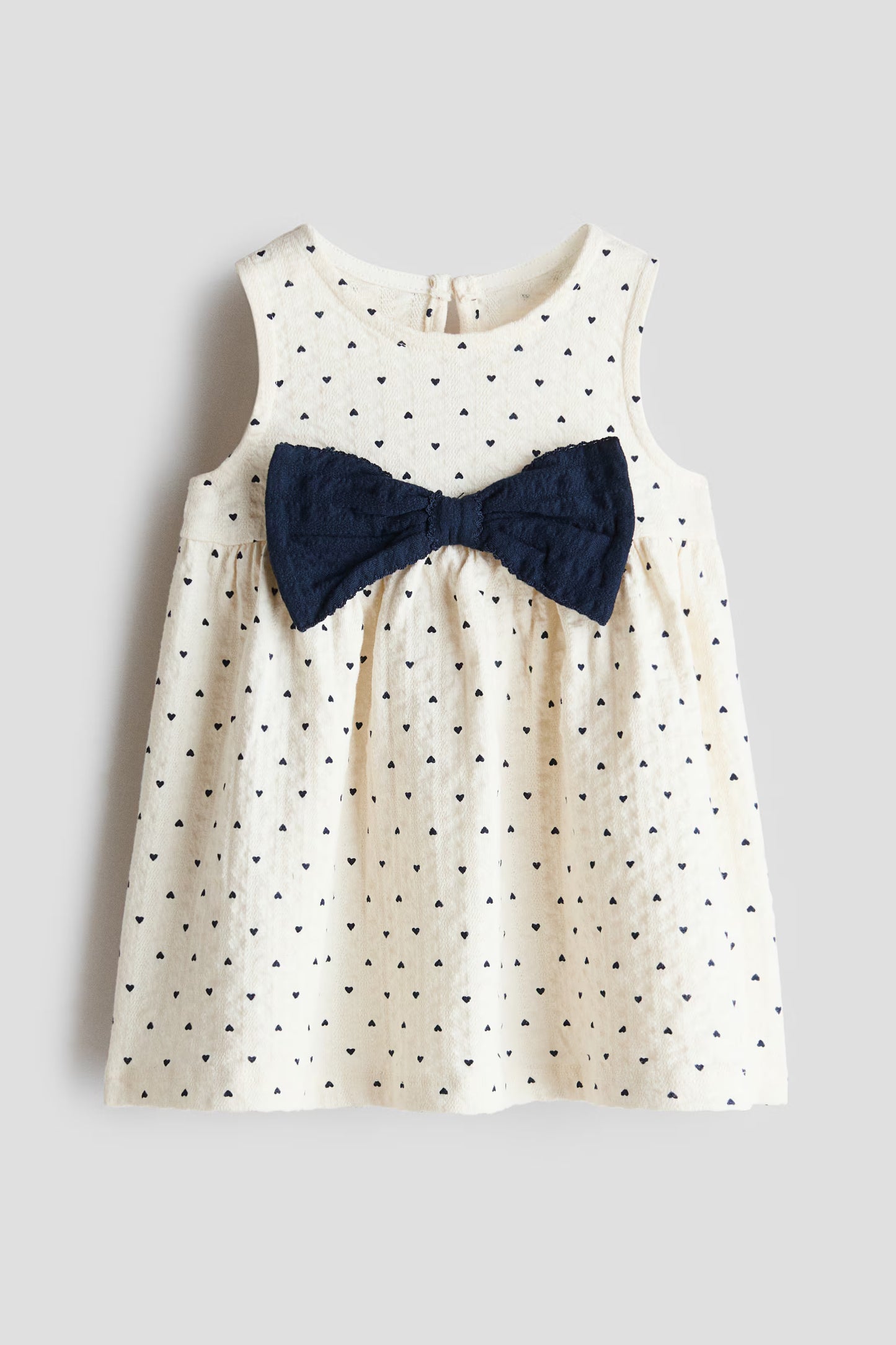 Vestido blanco chongo negro niña H&M 1335848003
