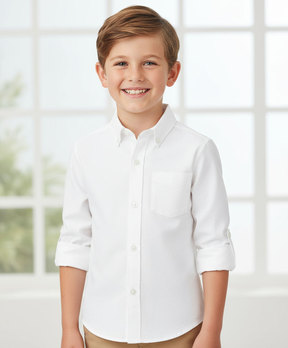 Camisa blanca formal Gymboree special ocassion