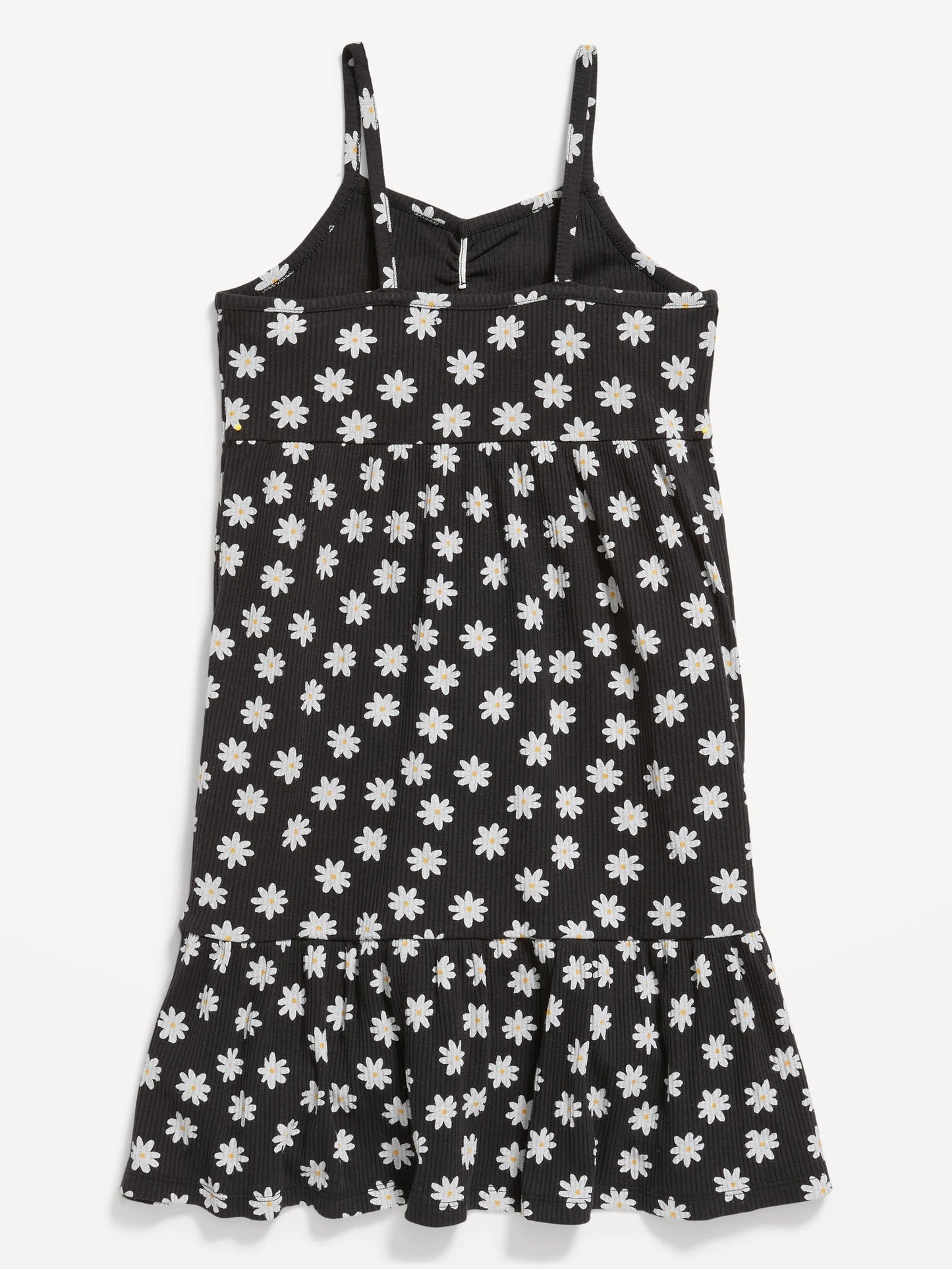 Vestido negro flores Old Navy niña