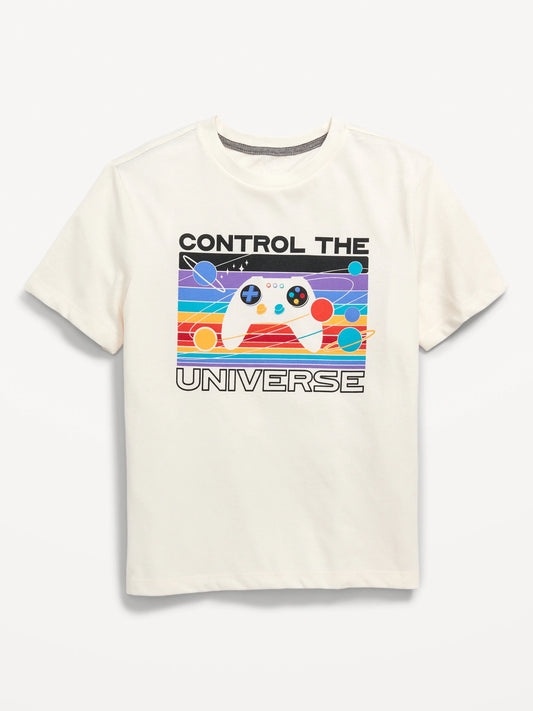 Camisa blanca nintendo Old navy niño
