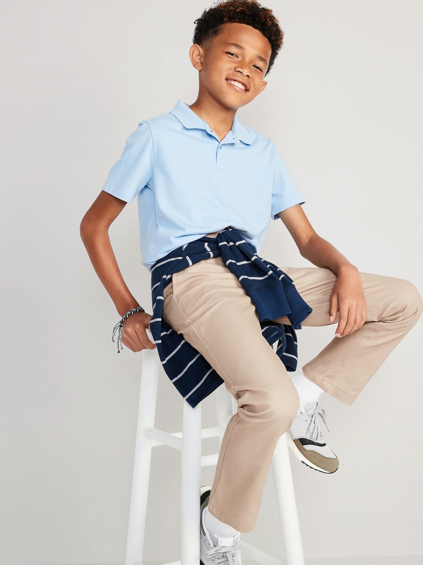 Pantalon beige tela formal Old Navy niño khaki