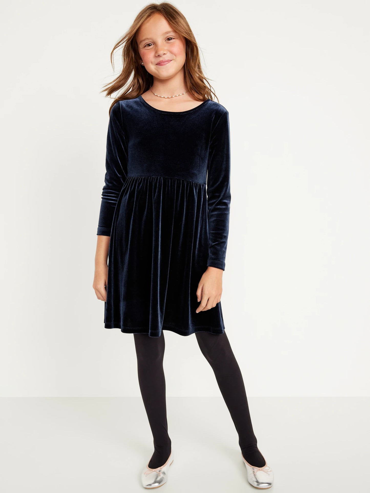 Vestido azul velvet old navy niña 34868976