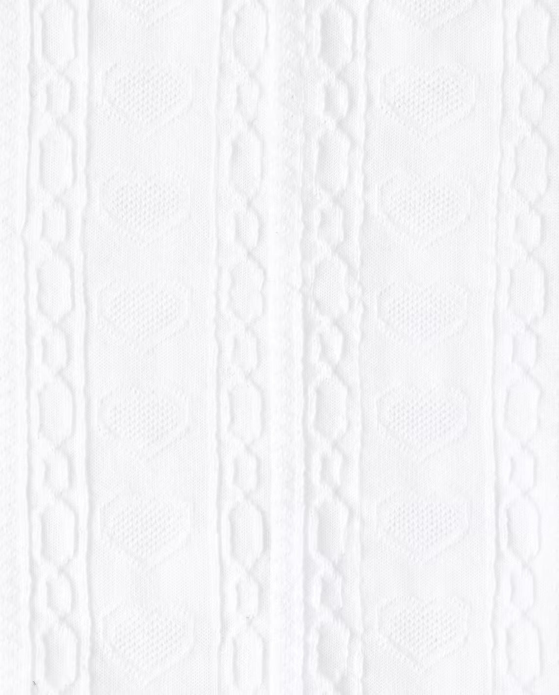 Set 6 calcetines blancos altos Childrens place calados niña