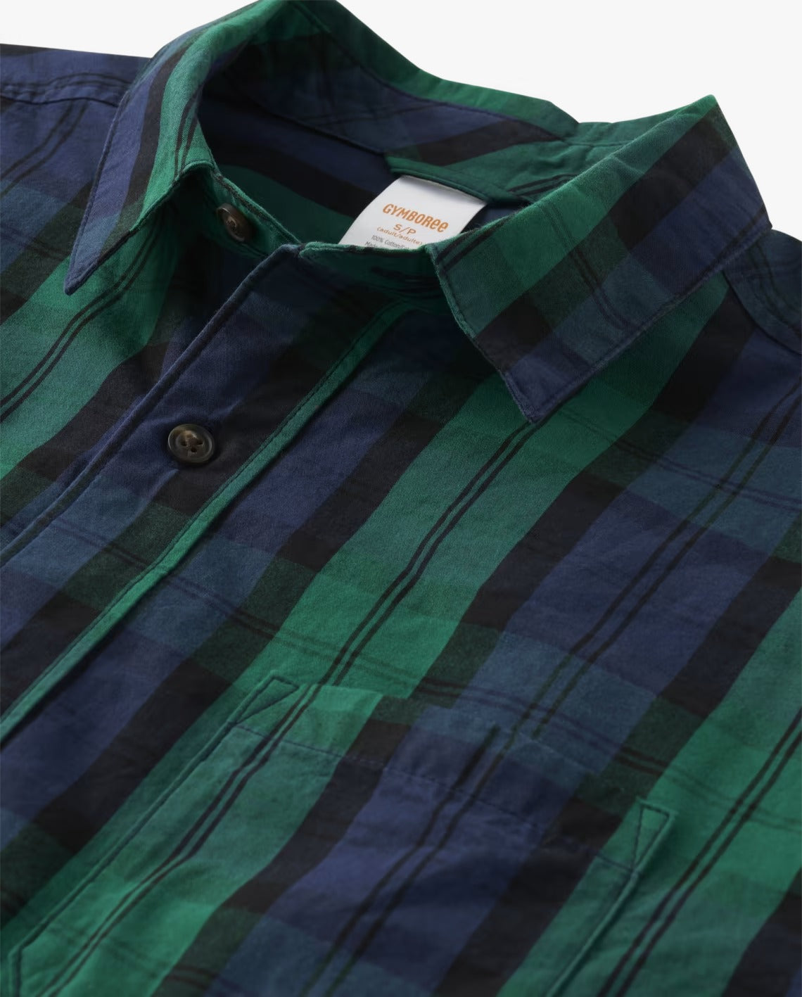 Camisa gymboree cuadros verde azul adulto 57472240
