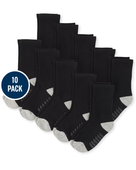 Set 10 pares Calcetines childrens place negros altos.