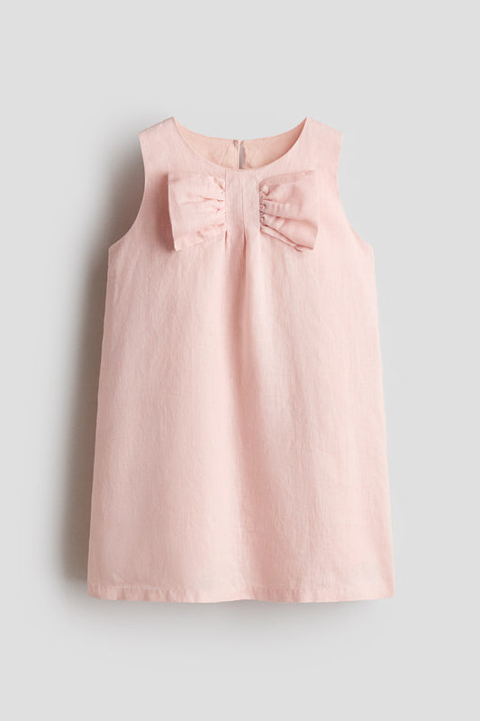 Vestido rosado chongo niña H&M 1320775001