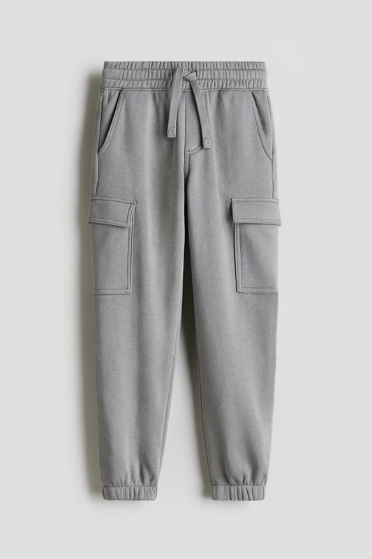 Pantalon cargo joggers gris niño H&M 1236476