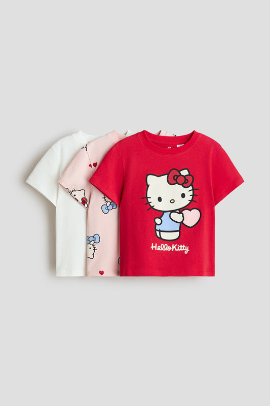 Set 3 camisas Hello kitty H&M 0937175085
