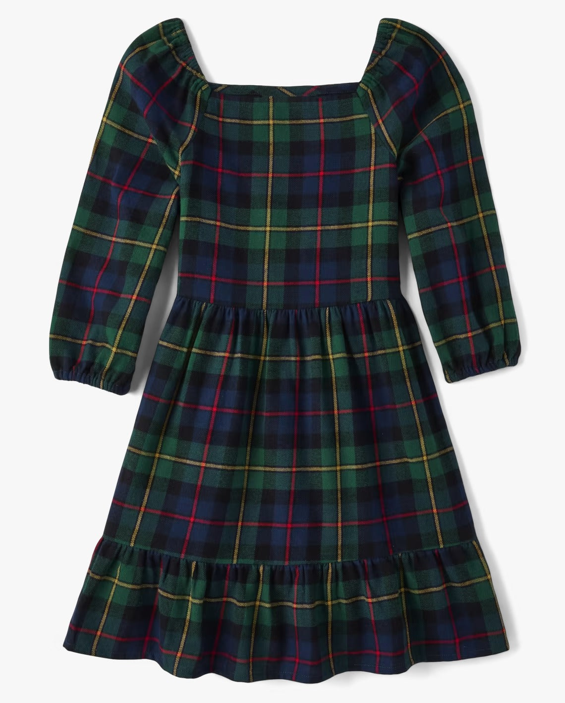 Vestido verde cuadros niña Children's Place 06115568