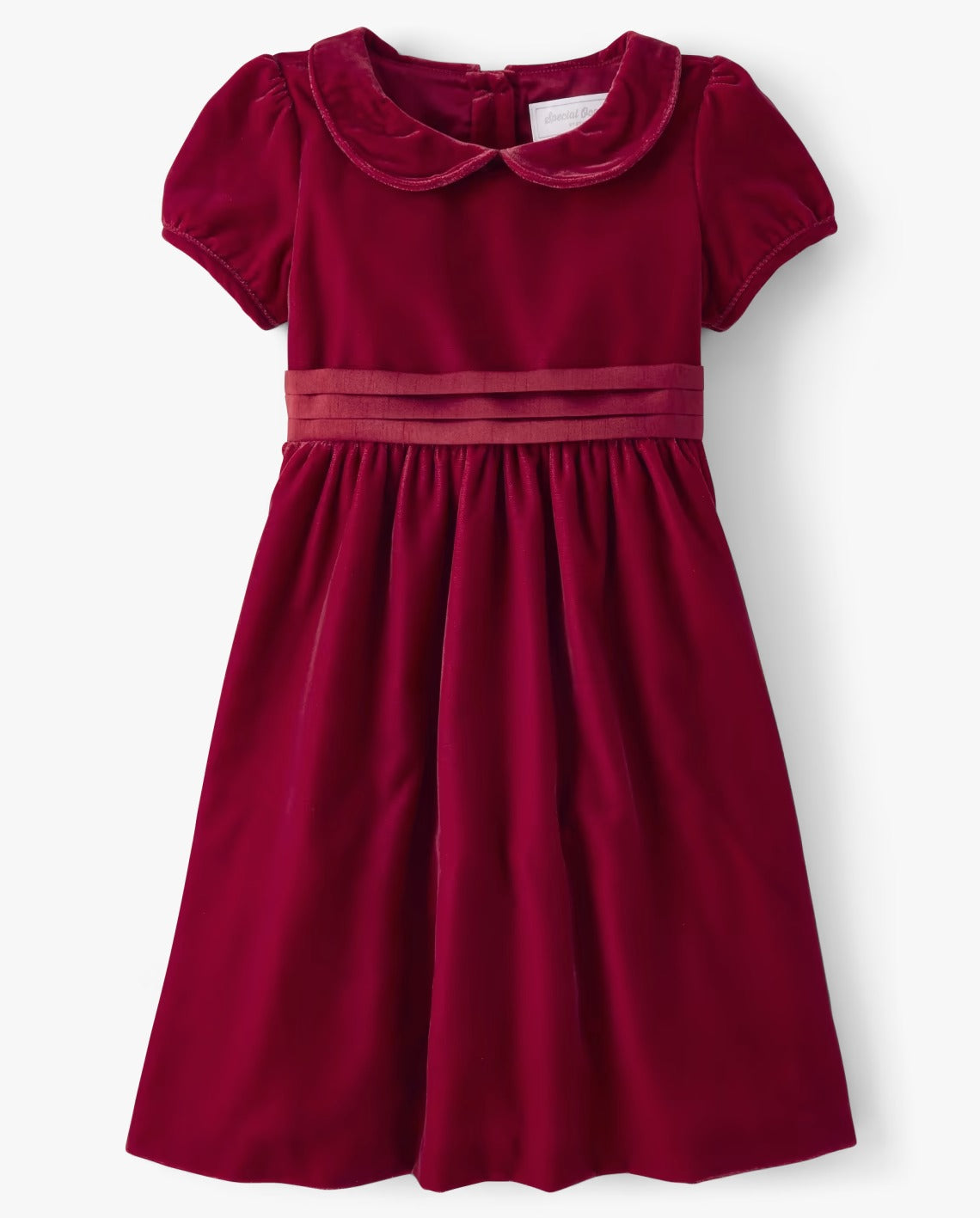 Vestido rojo vino niña Gymboree velvet chongo coello peter pan 13468656